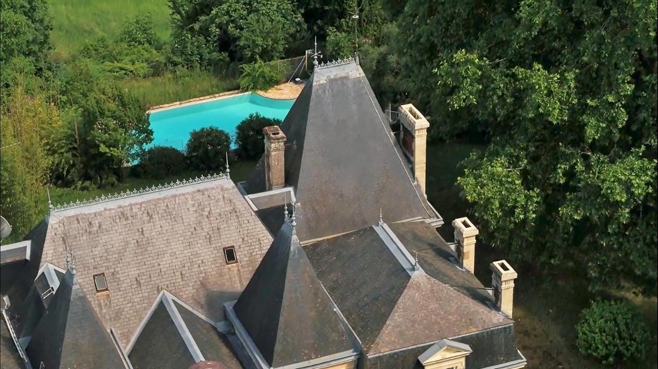 Отель Chateau Marith - Etablissement Climatise Avec Piscine Clairac  Экстерьер фото