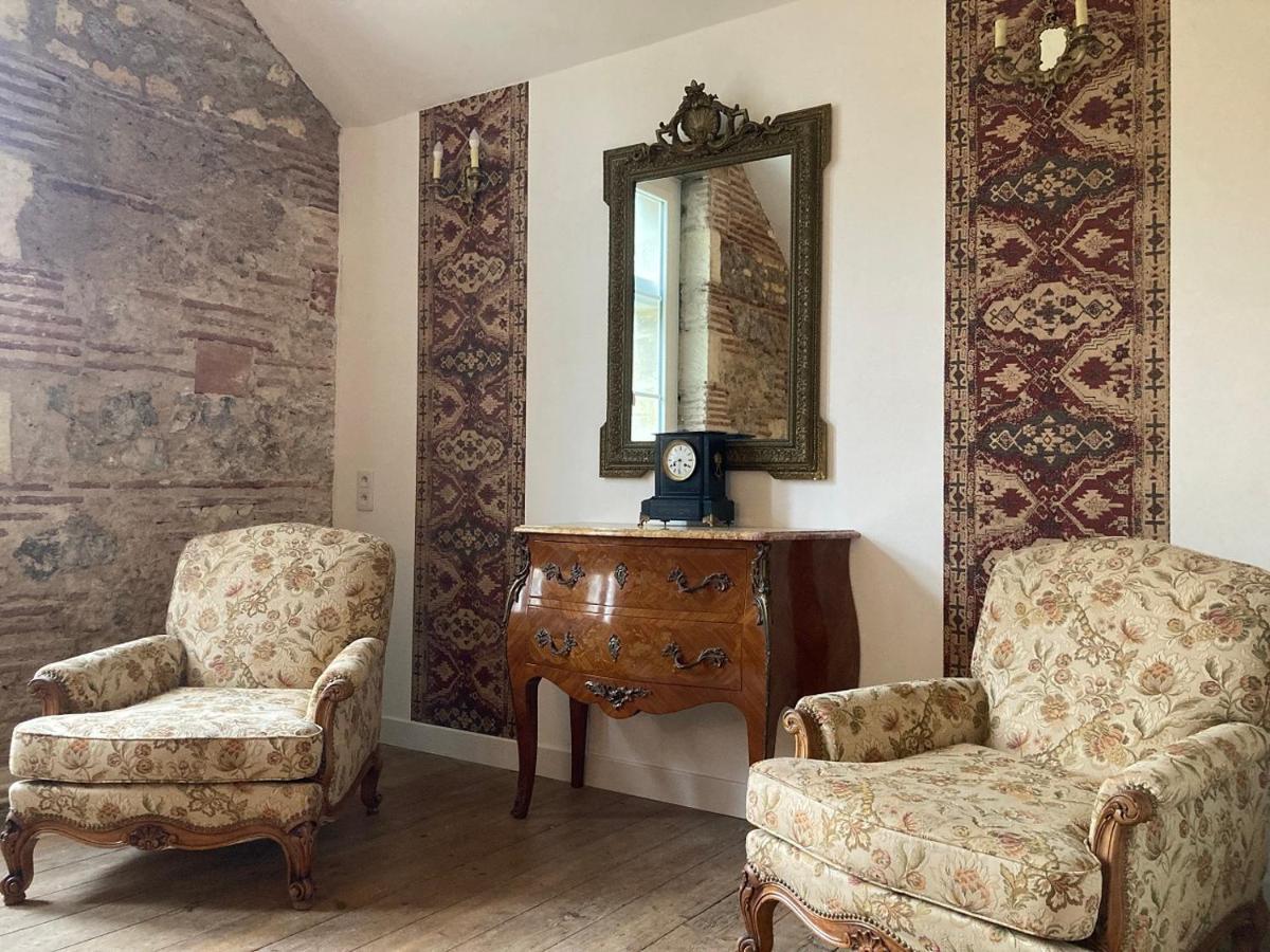 Отель Chateau Marith - Etablissement Climatise Avec Piscine Clairac  Экстерьер фото