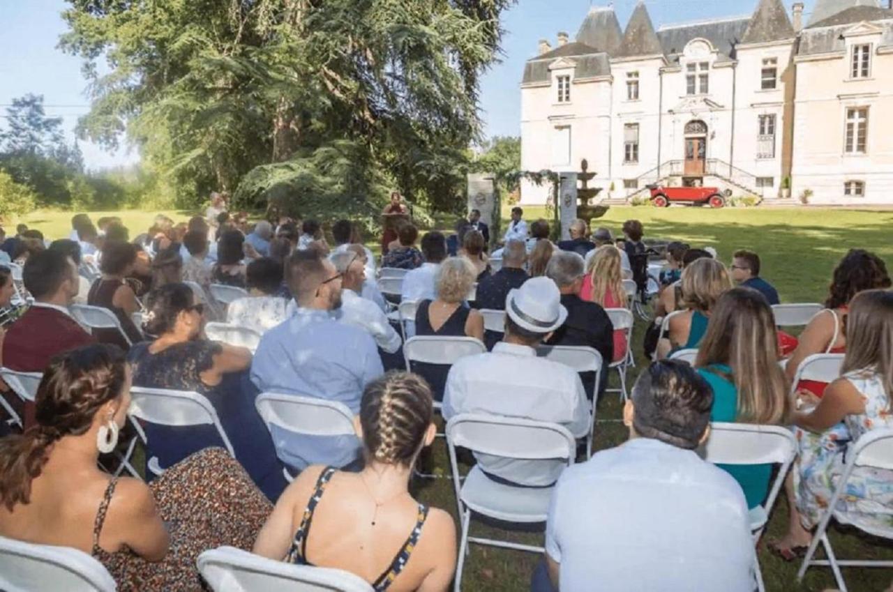 Отель Chateau Marith - Etablissement Climatise Avec Piscine Clairac  Экстерьер фото